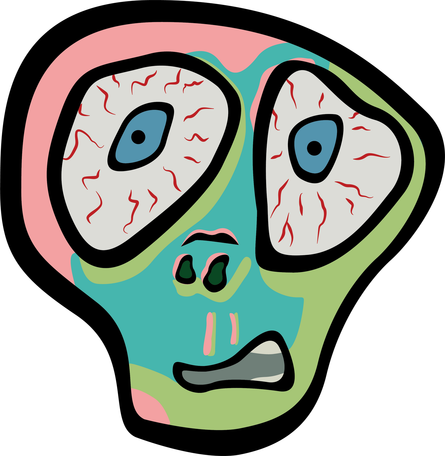 Black T-shirt Bogey Nose