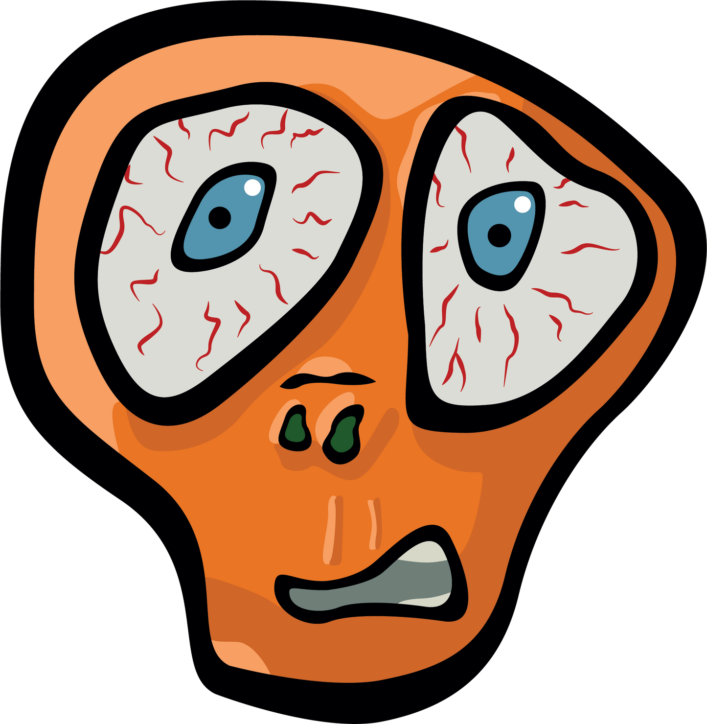 Black T-shirt Bogey Nose