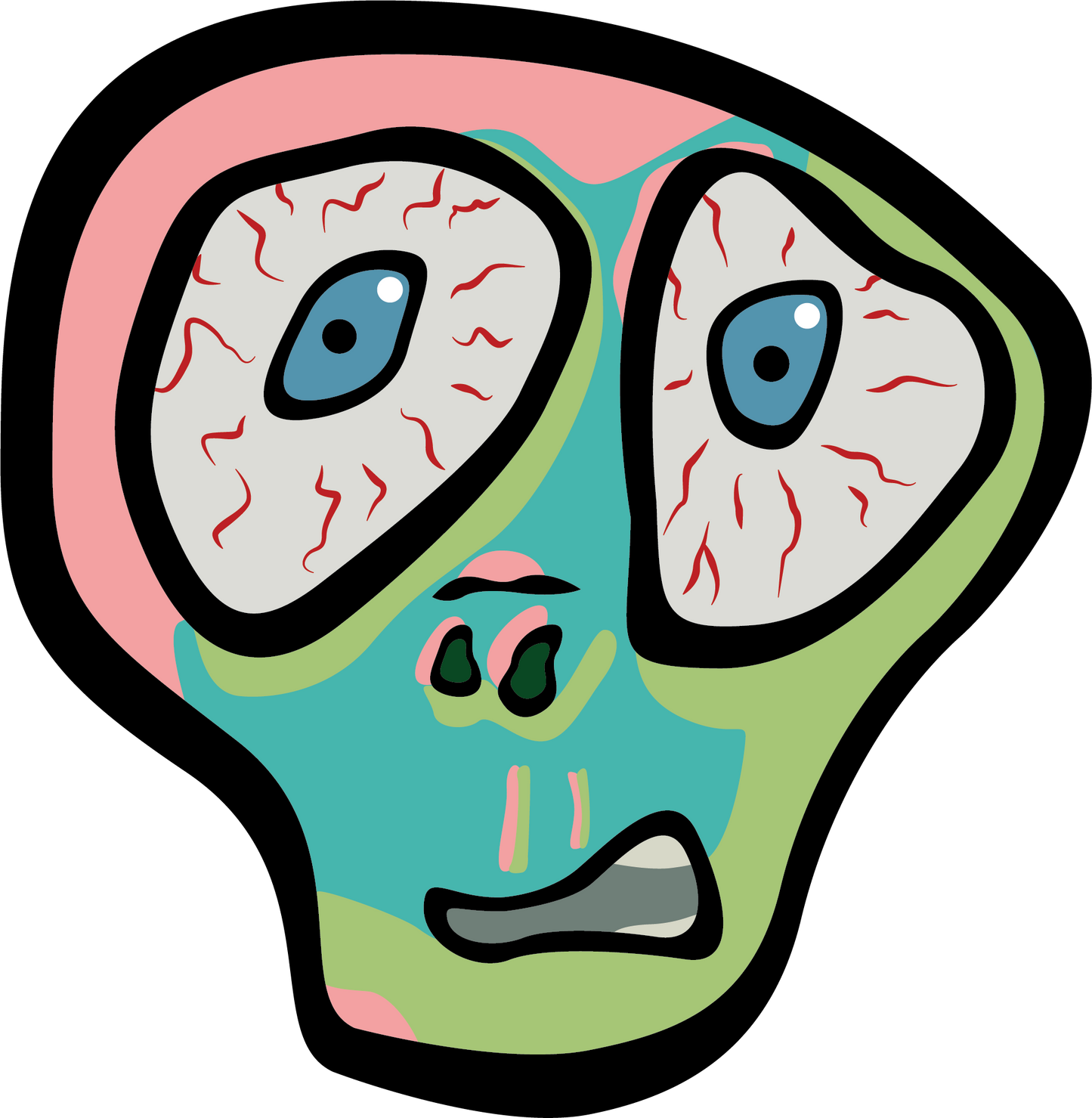 Black T-shirt Bogey Nose