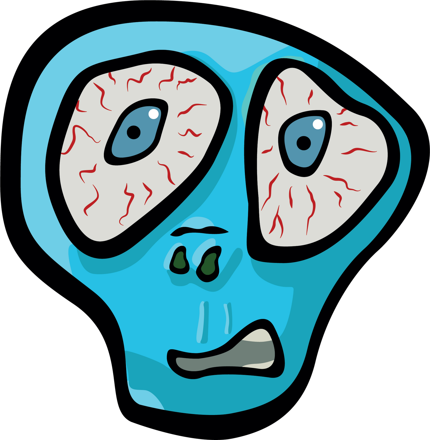 Black T-shirt Bogey Nose