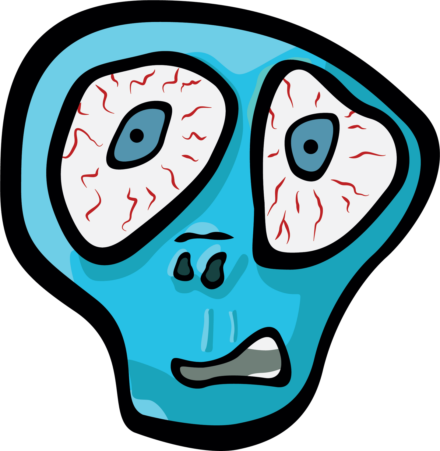 Black T-shirt Bogey Nose