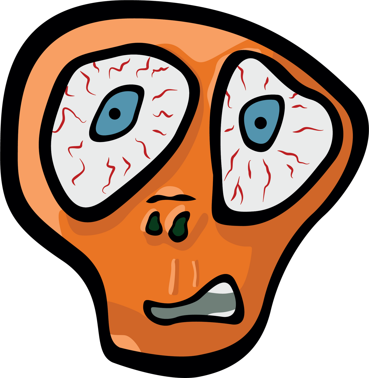 White T-shirt Bogey Nose